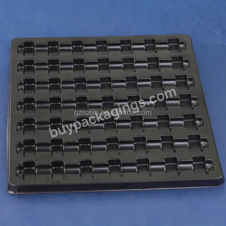 Customized Ps Pet Black Esd Plastic Electronic Hardware Component Anti-static Blister Tray For Packing Electronic - Buy Pcb Blister Tray Electronic Blister Packaging,Esd Blister Packing Pcb Tray,Esd Black Blister Tray Packing For Pcb.