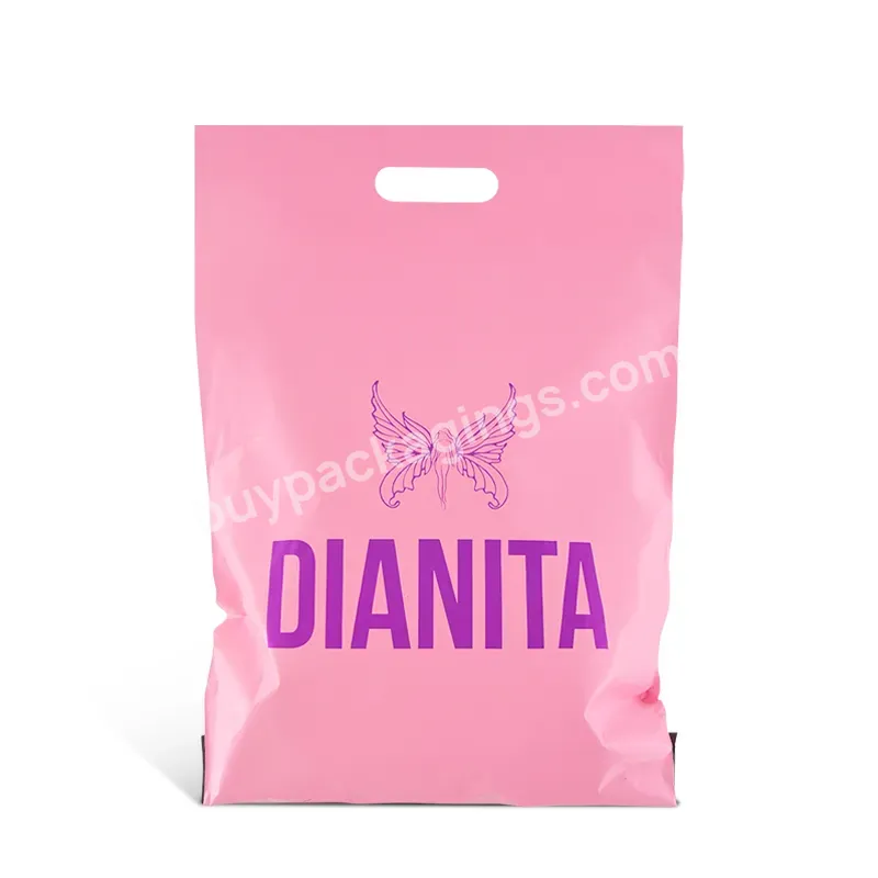 Customized Self Adhesive Sealing Matt Pink Poly Mailer With Handle Packaging Bag Courier Plastic Envelope Bags For Pet Toys - Buy Pink Poly Bag,Pink Mailer,Mailer With Handle Packaging Bag Courier Plastic.