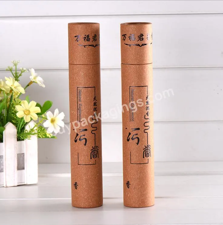Customized Sizes Color Printed Poster Tube Paper Mailing Tube For Wallpaper And Wall Poster Long Round Box