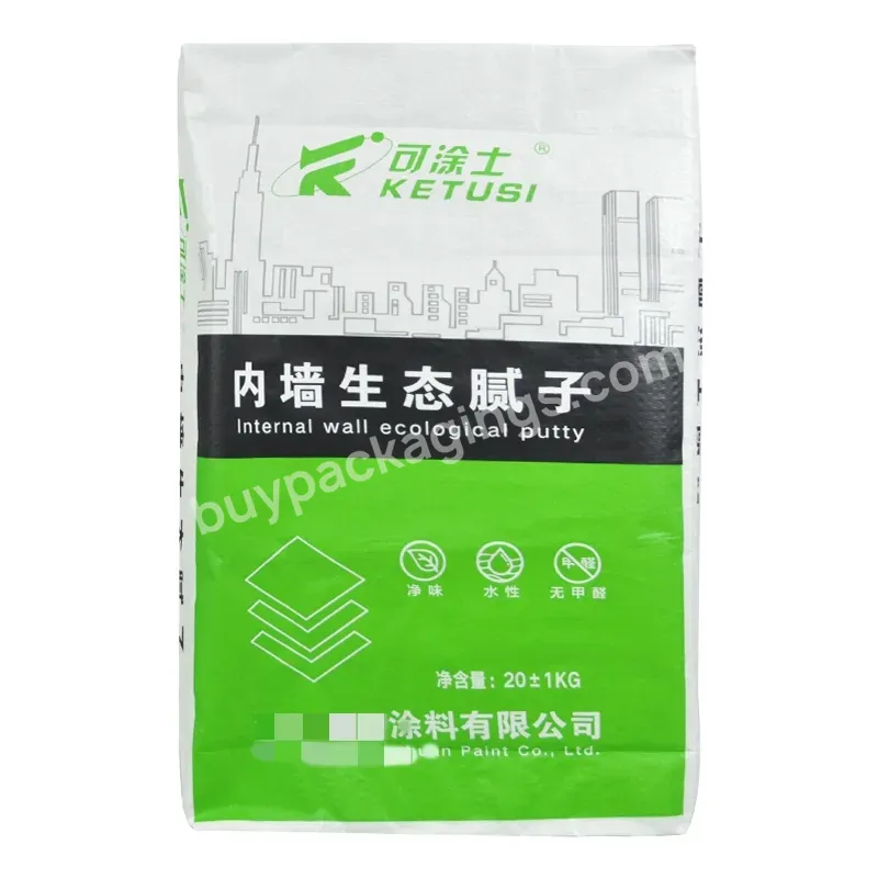 Customized Square 3d Shape Bottom Pp Woven Bags For Construction Industry Cement And Putty Powder Packing - Buy Pp Woven Cement Bag,Square 3d Shape Bottom Pp Woven Bags,Pp Woven Bags For Construction Industry.