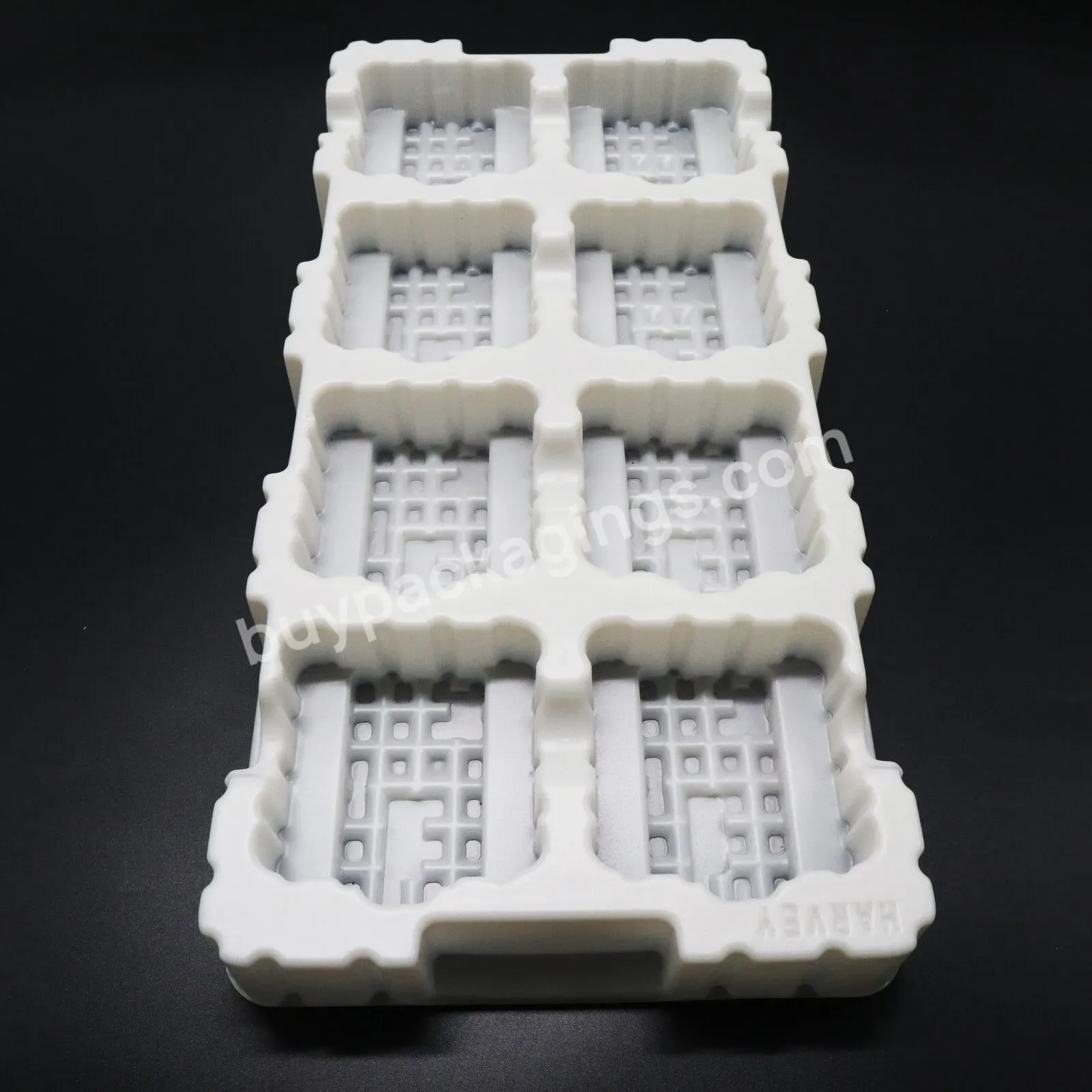 Customized Square Blister Plastic White Compartment Esd Anti-static Electrical Components Container Insert Tray - Buy Square Blister Plastic White Compartment Electrical Components Tray,Esd Anti-static Electrical Components Container,Plastic Electric