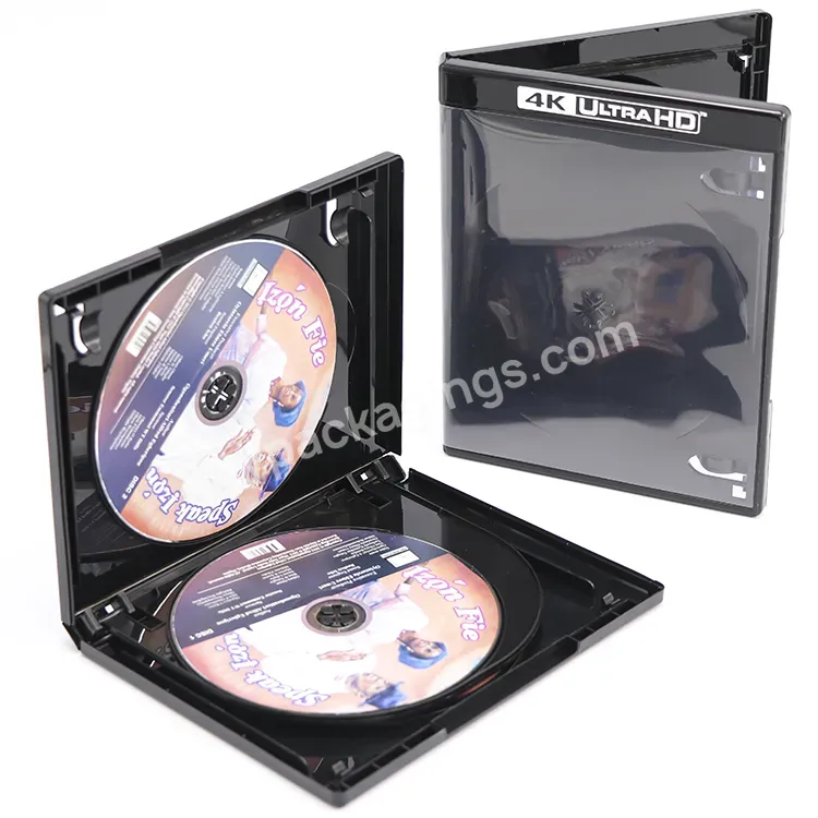 Customized Storage Cd Dvd Disc Replacement Box Plastic Viva Elite Amaray 4k Blu-ray Cases 14mm Black Cd Box Bluray Discs Case - Buy Bluray Discs Case,Amaray 4k Blu-ray Cases,14mm Black Cd Box.