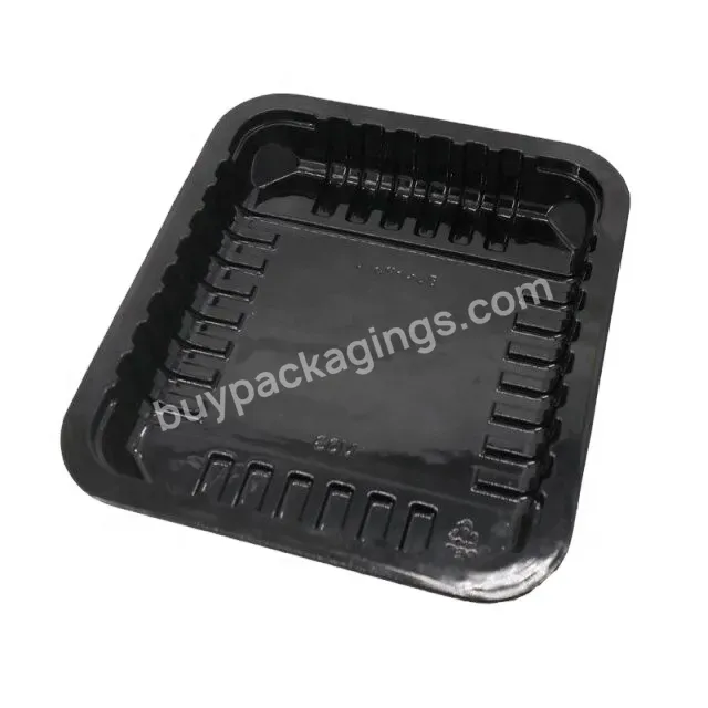 Customized Supermarket Pp Black Plastic Chicken Foam Heat Sealed Packaging Tray For Seafood Thawing Tray For Frozen Meat - Buy Customized Supermarket Pp Black Plastic Thawing Tray,Plastic Chicken Foam Packaging Tray,Heat Sealed Packaging Tray For Fro