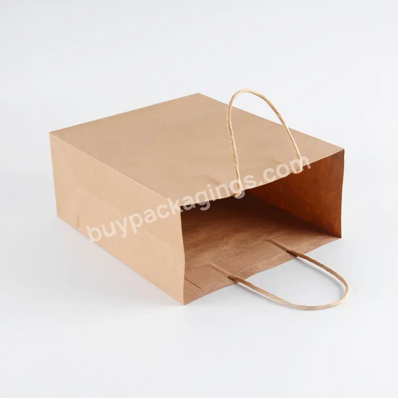 Customized Take Away Fashion Shopping Food Pouch Brown Kraft Paper Packaging Bags - Buy Paper Pouch Packaging,Pouch Bag,Take Away Food Bag.