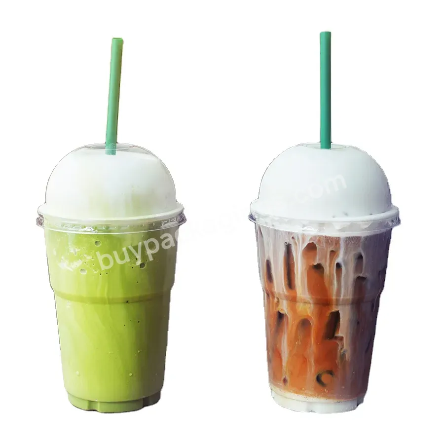 Customized Takeaway Coffee Cup Disposable Transparent Lid Boba Cup Clear Plastic Dessert Cups - Buy Takeaway Cup,Transparent Lid Boba Cup,Clear Plastic Dessert Cups.
