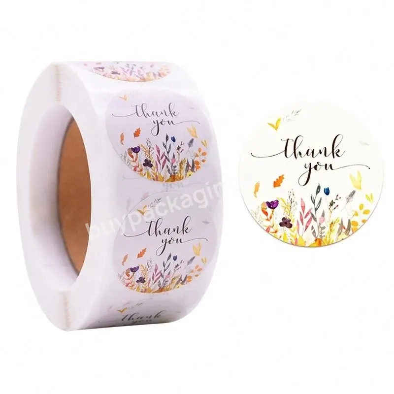 Customized Thank You Stickers Roll For Small Business Packaging Labels - Buy Thank You Stickers Roll,Thank You Stickers For Small Business,Sticker Thank You.
