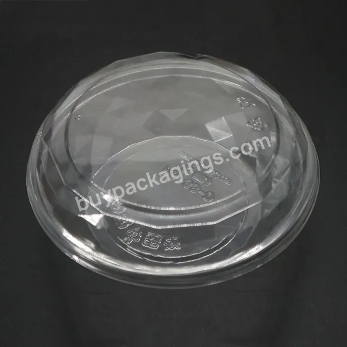 Customized Transparent Square Recycled Pla 24oz Low Plastic Bowl For Candy And Salad - Buy Plastic Bowls Pla Salad Bowl,Recycled Plastic Bowls For Candy,24oz Plastic Bowl.