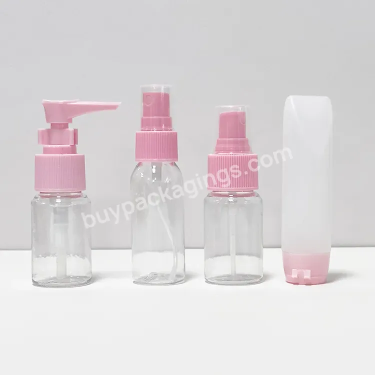 Customized Travel Cosmetics Convenient Mini Bottle Makeup Plastic Bottle Toiletries - Buy Travel Bag,Waterprof Bag,Transparent Pvc Bag.