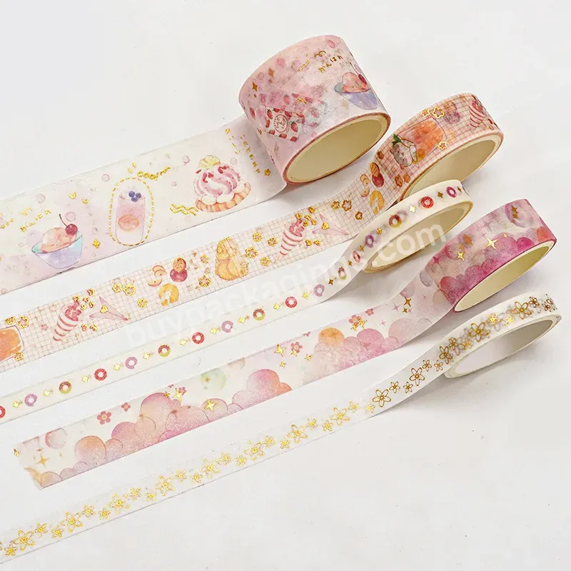 Customized Various Styles,Double-sided Seal Printing Logo Pattern Washi Tape,Easy To Open The Package,Beautiful Decorations - Buy Custom Wash Tape Width 8-80 Mm Length 1-5m,All Styles Can Be Printed,Buy The Decorative Notebook Wash Tape That Children