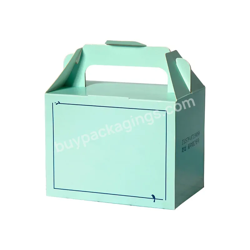 Customized Wholesale Biodegradable Rectangle Square White Cardboard Packing Packaging Paper Dessert Cake Takeaway Box - Buy Custom Printing Recycled Eco Friendly Round Folding Egg Donut Lunch Heart Carton Birthday Cake Cardboard Kraft Paper Boxes,Chi
