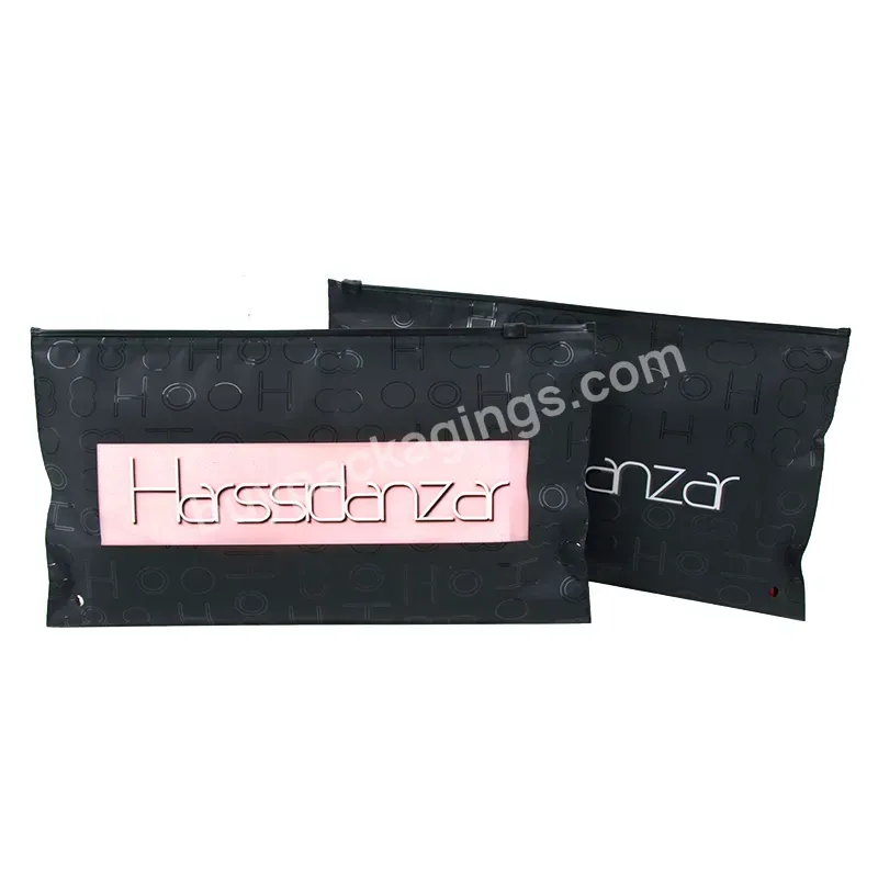 Customized Zipper Bag Flat Zipzock Uv Effect Design Transparent Plastic Packaging Bag With Window - Buy Zipper Bag,Plastic Bag,Custom Plastic Bag.