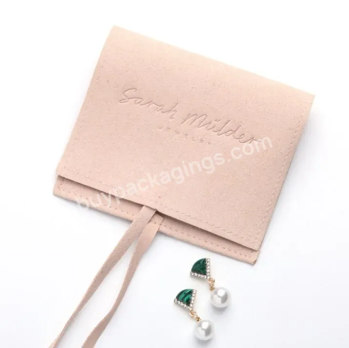Customsmall Size Jewelry Display Bag Earring Pouch Logo Print - Buy Jewelry Packaging,Small Jewelry Pouch,Jewelry Bag.