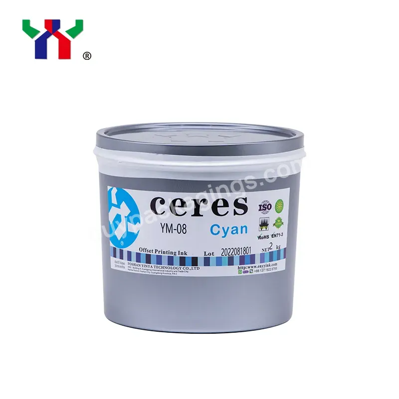 Cyan Color Ceres Offset Printing 2-piece Beberage Can Inks Metal Ink 2kg/can - Buy Metal Ink,2-piece Beberage Can,Metal Iron Ink.