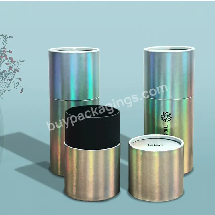 Cylinder Cardboard Powder Container Tea Coffee Bean Oats Paper Tube For Food Grade Paper Packaging - Buy Custom Lip Gloss Containers Cylinder Tube Tea Gift Packaging Paper Cylindrical Paper Tube Packing,Lip Gloss Containers Tube Tea Gift Packaging Ca