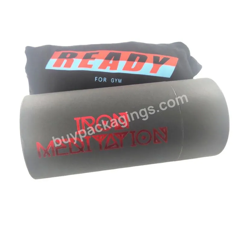 cylinder kraft tshirt tubes paper tube packaging