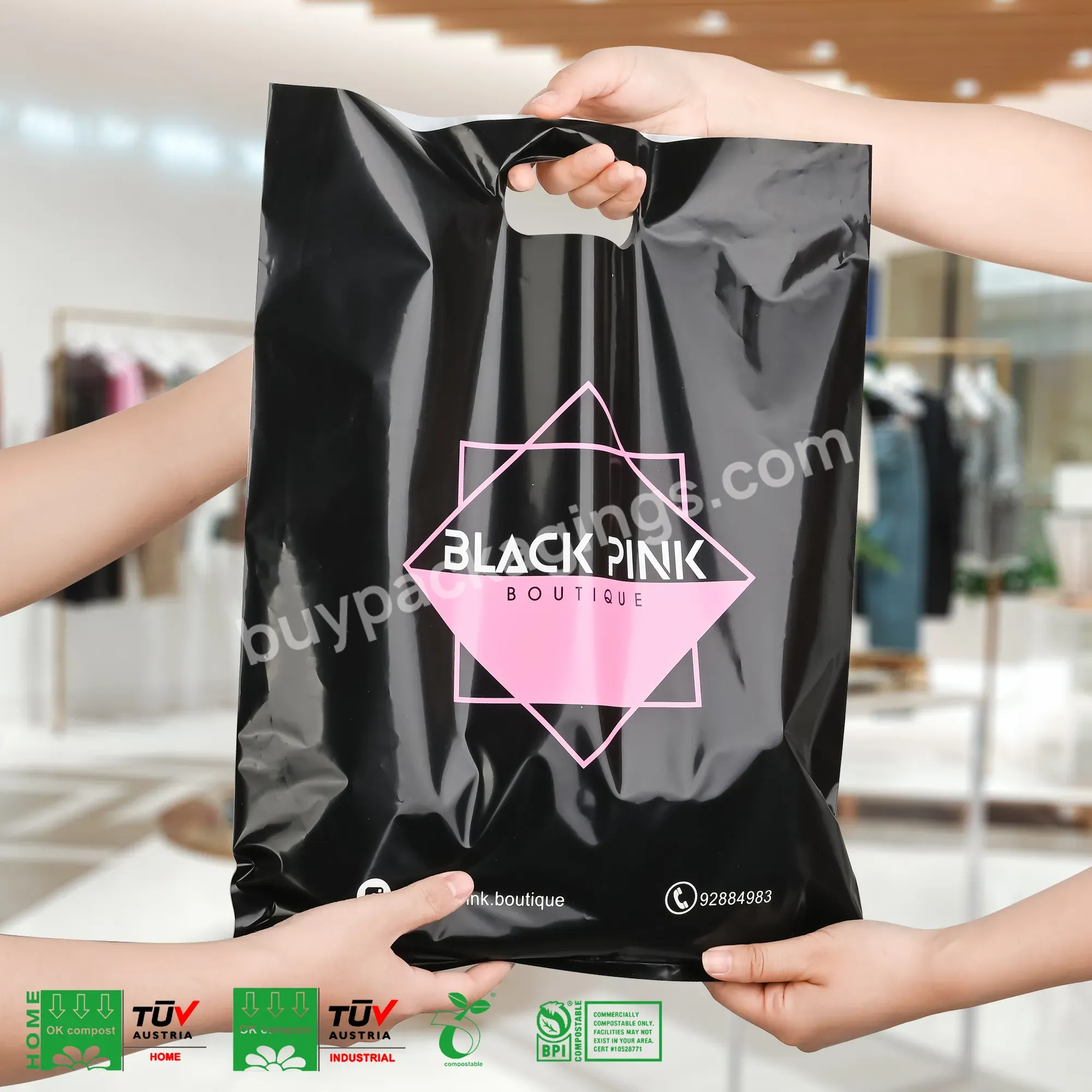 Designed Printing Clothes Plastic Shopping Bags Custom Logo Biodegradable Die Cut Plastic Bag Plastic Shopping Bag With Handle - Buy Die Cut Plastic Bag,Plastic Shopping Bag With Handle,Plastic Shopping Bags Custom Logo.