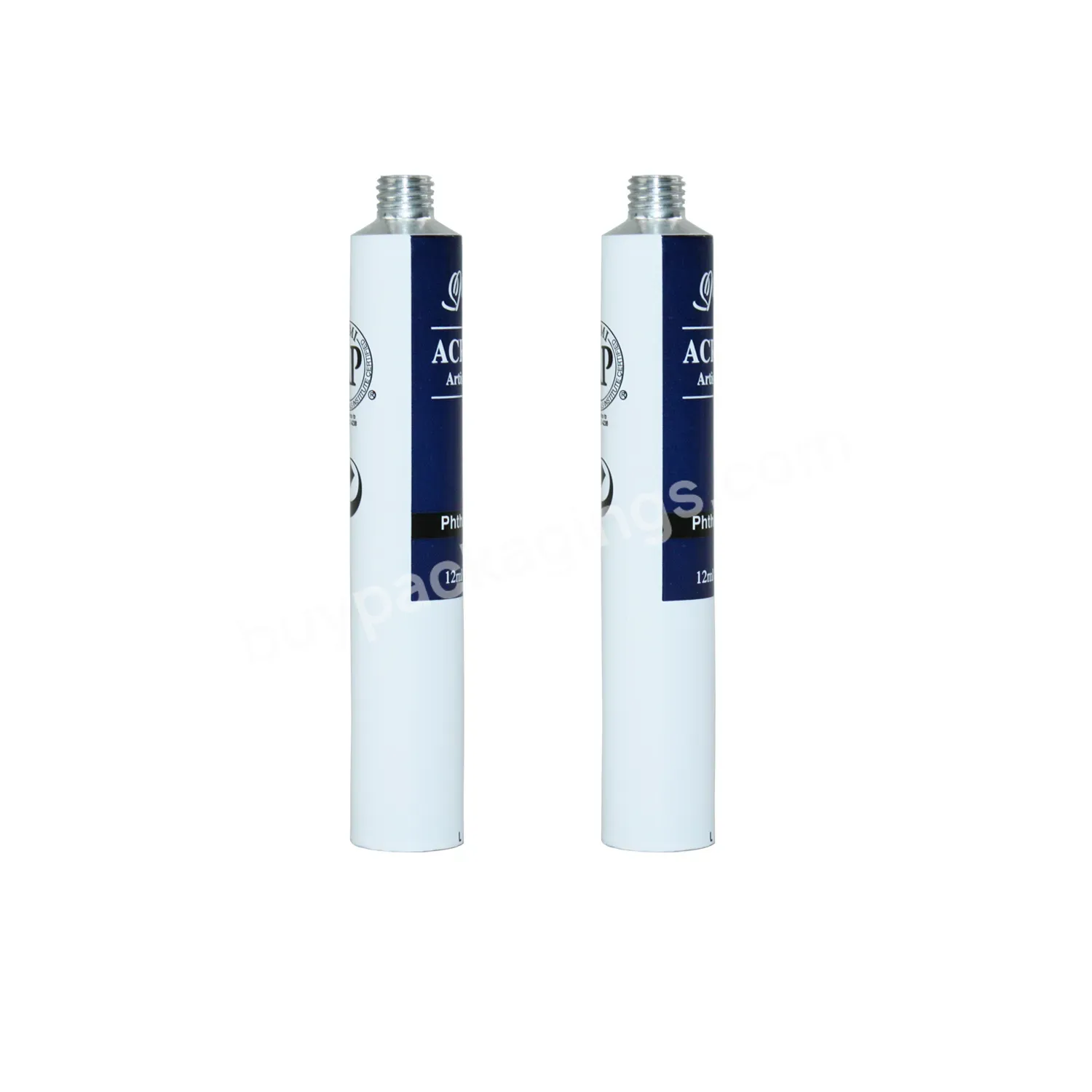 Diameter 16mm 19mm Aluminum Pigment Packaging Tube,Cosmetics Packaging,Super Glue Tube