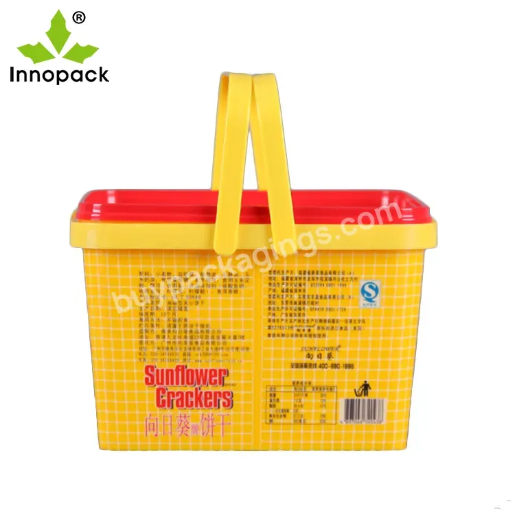 Different Color Custom Designed 8 Liter Plastic Square Bucket - Buy Square Plastic Bucket,Customzied Printing Plastic Pail,Recycled Plastic Pails Buckets.