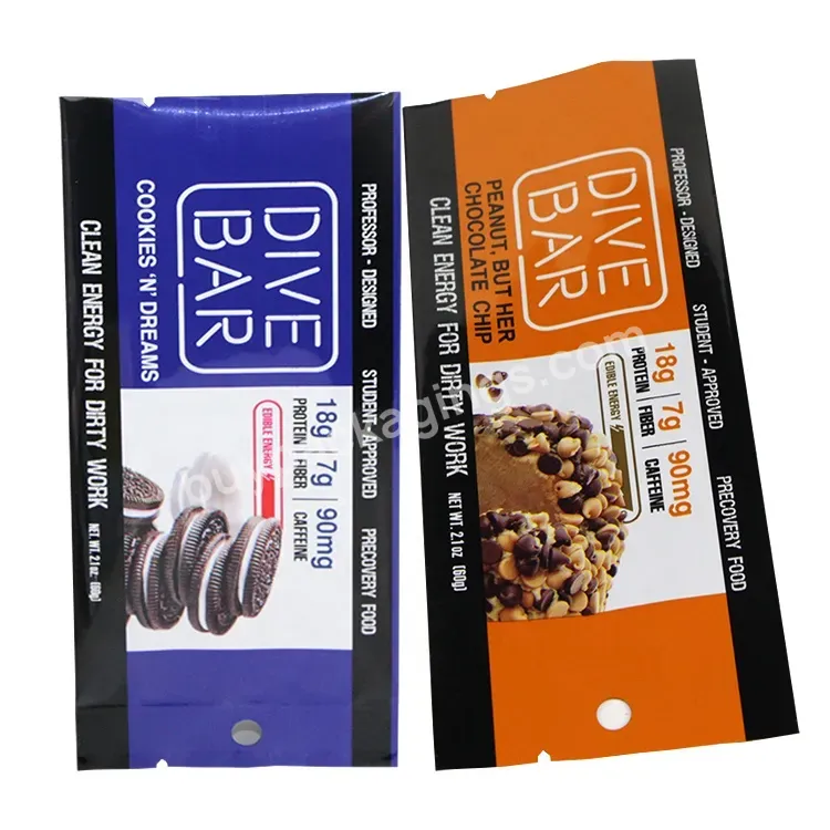 Digital Print Aluminum Foil Protein Energy Chocolate Bar Pouch Plastic Food Packaging Bags For Small Businesses - Buy Food Packaging Bags For Small Businesses,Plastic Food Packaging Bags,Chocolate Bar Pouch.