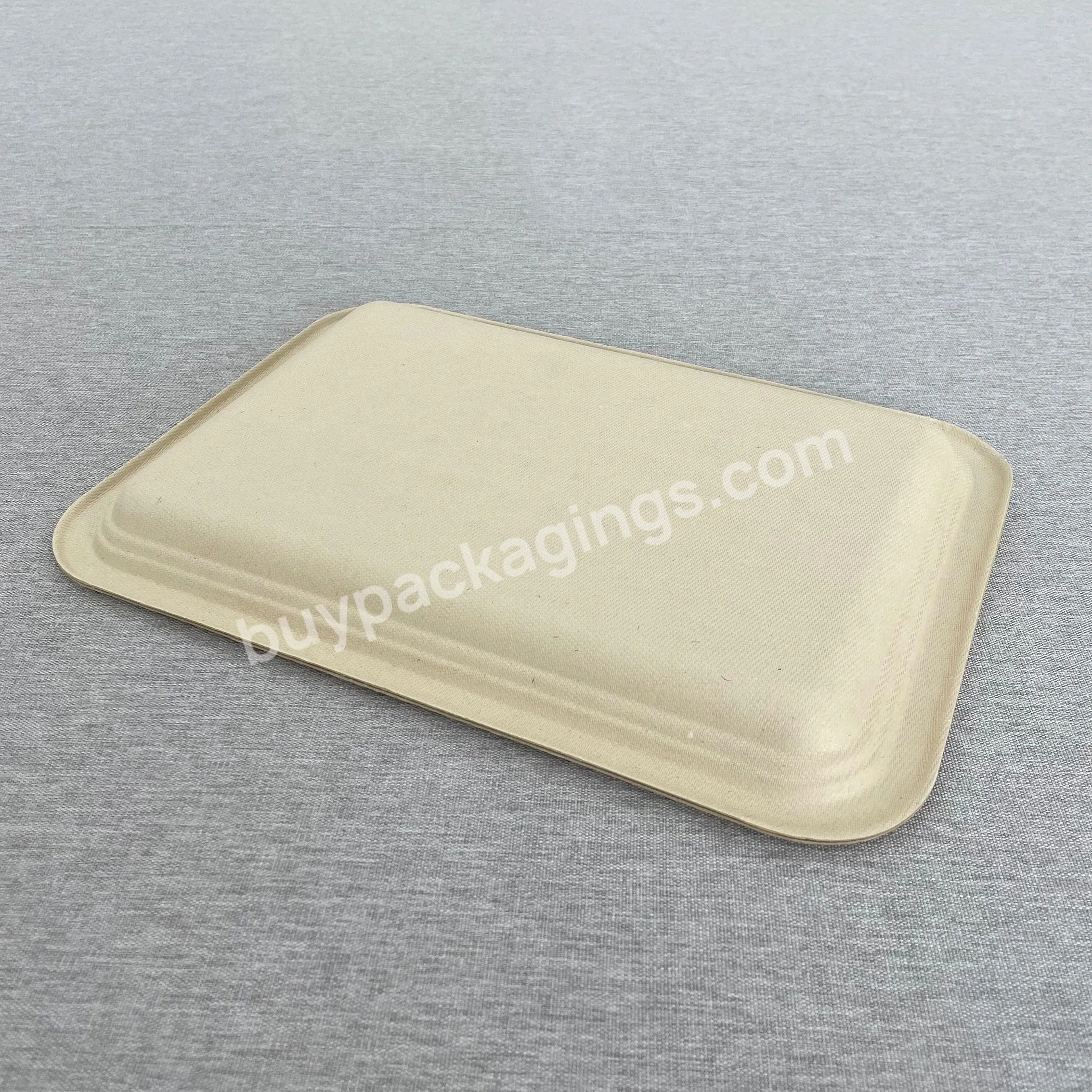 Disposable Bagasse Meat Tray Biodegradable Sugarcane Lunch Food Tray Dinner Plates Rectangle Modern Design - Buy Sugarcane Plates Rectangle Modern Design,Bagasse Rectangle Plate,Sugarcane Modern Rectangle Dinner Plates.