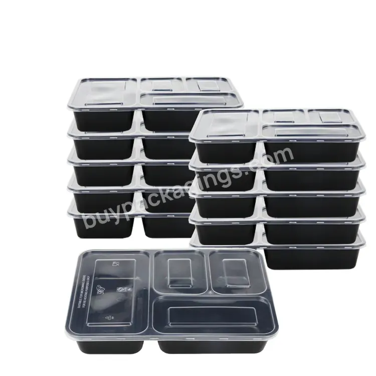 Disposable Biodegradable 4 Compartment Catering Plastic Lunch Box Food Container - Buy 4 Compartment Catering Plastic Lunch Box Food Container,Disposable Food Containers Box,Food Container Lunch Box.