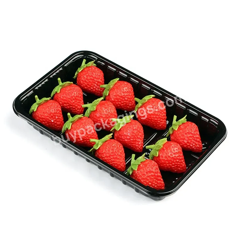 Disposable Black Clear White Pp Plastic Vegetable Fruit Egg Meat Display Tray - Buy Meat Display Tray,Plastic Egg Tray,Pp Tray.