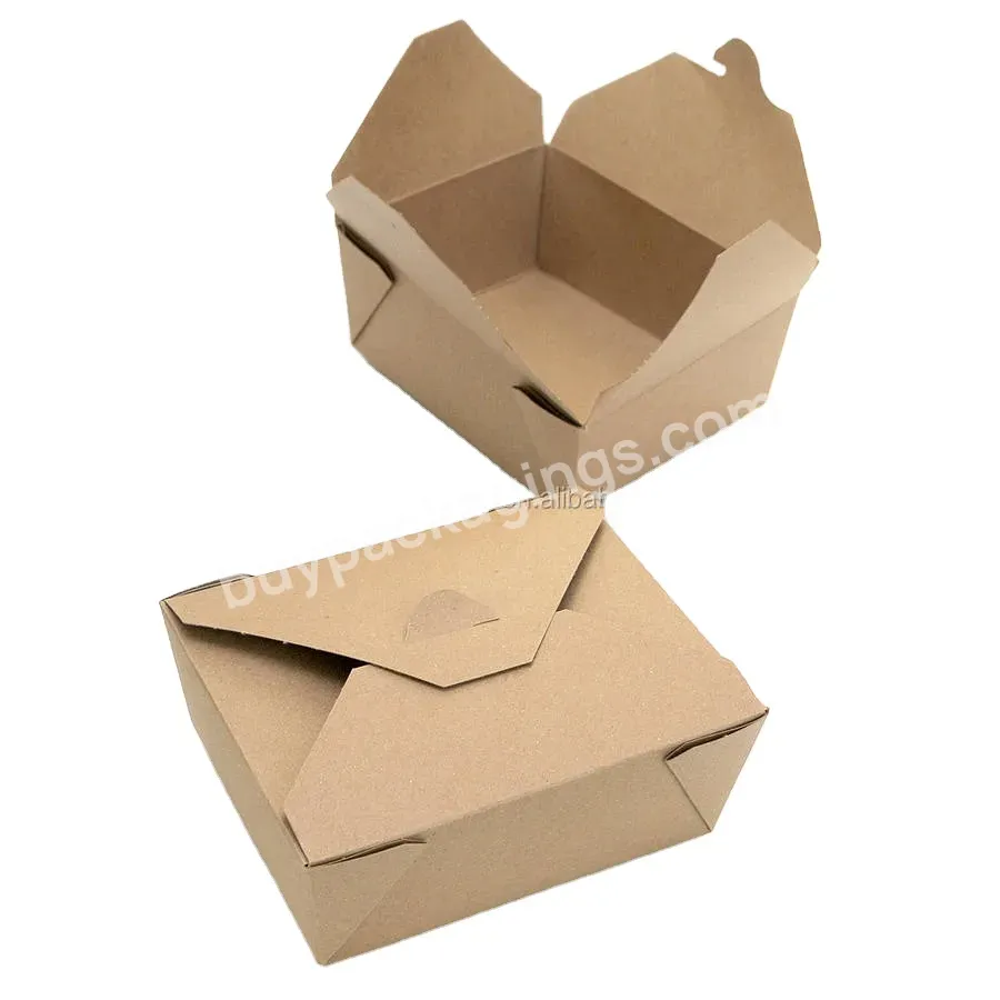 Disposable Food Container Biodegradable Food Packaging Paper Food Box - Buy Foldable Paper Box,Paper Lunch Box,Round Paper Box.