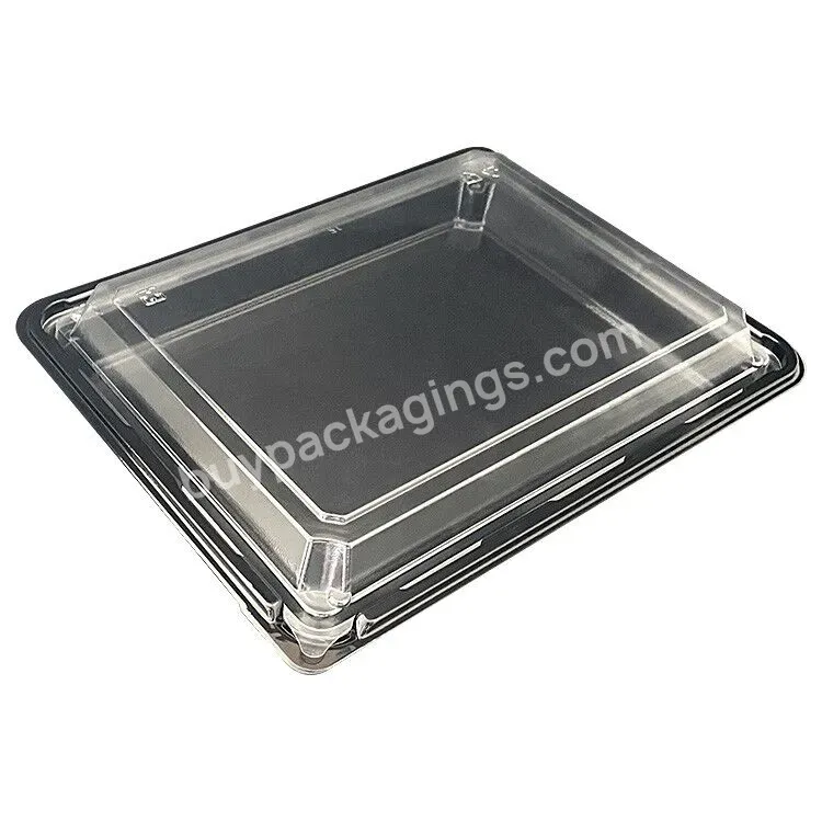 Disposable Japanese Plastic Packaging Sushi Container Box Takeaway Blister Sushi Trays With Lid - Buy Go Take Away Sushi Tray,Blister Sushi Boxes Container,Disposable Plastic Trays And Lids.