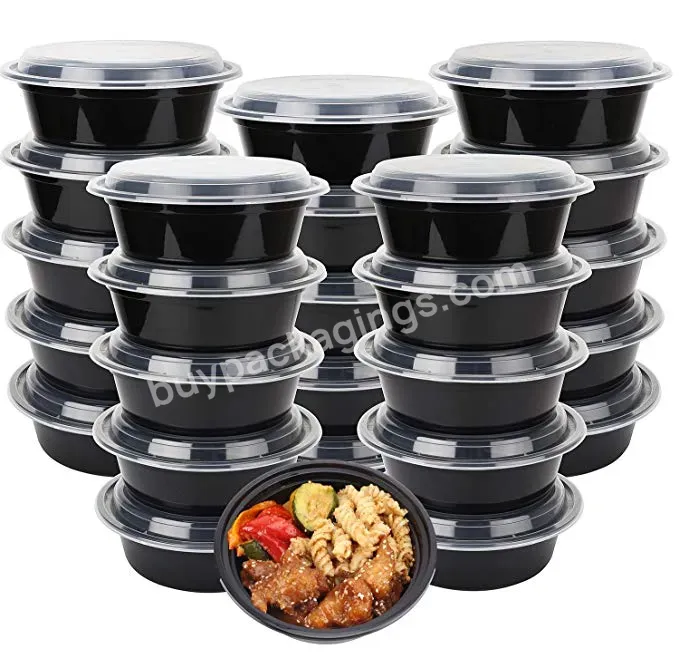 Disposable Microwave Food Container Round Plastic Bowl - Buy Round Plastic Bowl,Disposable Bowl,Food Container Bowl.
