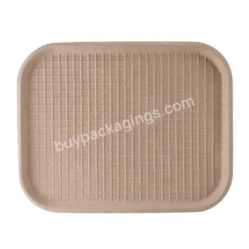 Disposable Paper Pulp Fast Food Trays Heavy Duty Kraft Paper Food Boats For Parties Camping Picnic Holds Nachos Taco Snack - Buy Paper Pulp Food Tray,Molded Pulp Food Tray,Multifunctional Pulp Tray.