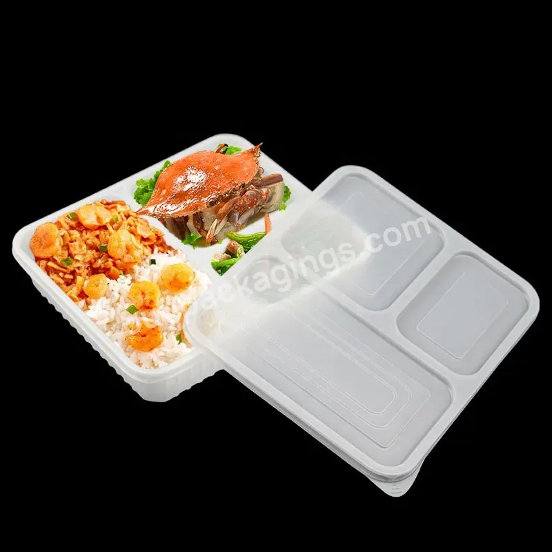 Disposable Plastic 3 Compartment Food Containers Rectangular Pp Microwave Takeaway Lunch Box - Buy 3 Compartment Food Containers,Pp Disposable Plastic Disposable 3 Compartment Food Containers,Rectangular Pp Microwave Takeaway Lunch Box.