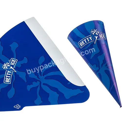 Disposable Practical Promotional Ice Cream Conic Cone Paper Sleeves - Buy Ice Cream Paper Cone Sleeve,Sleeves,Food Packinging.