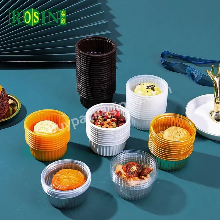 Disposable Single Square Mini Clear Mooncake Tray Plastic Cake Containers Packaging - Buy Mooncake Container,Mooncake Packaging Square,Cake Containers Packaging.