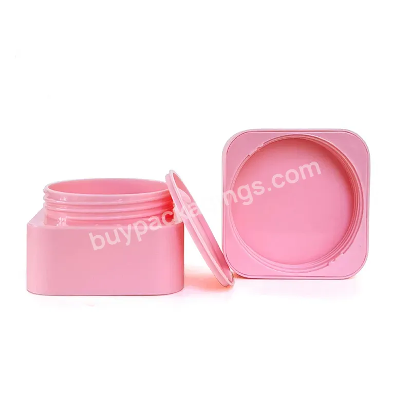 Double Wall Square Pp Jars Free Samples 5g 10g 20g 30g 50g Eco Friendly Face Cream Packaging Plastic Pp Cosmetic Jar - Buy Plastic Pp Pet Face Cream Body Lotion Jar 100 Minimum Luxury Skin Care Jars Wholesale Plastic Jar,Personal Care Empty Facial Cr