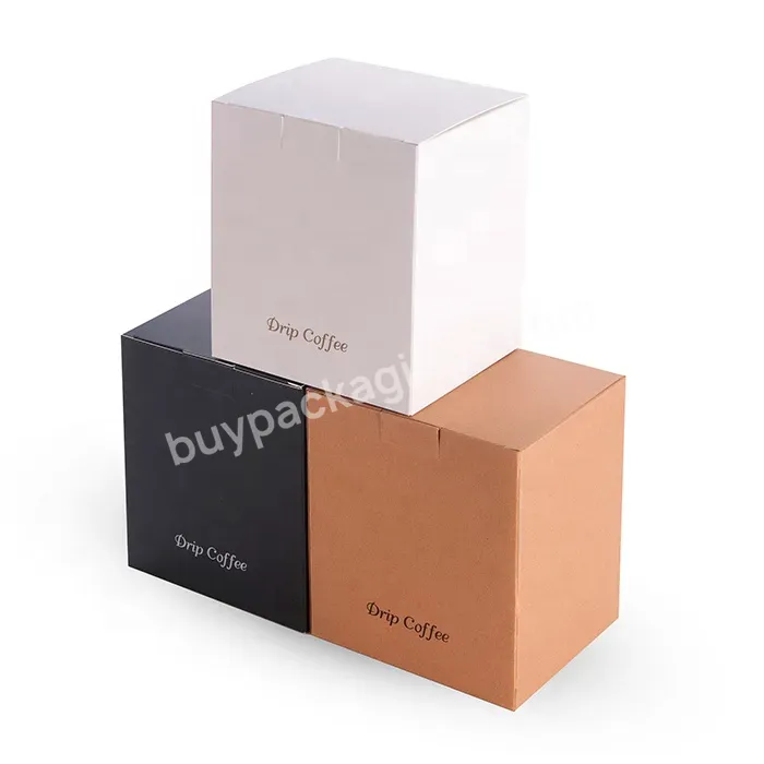 Drip Coffee Filter Bag And Embossed Color Film Outer Tea Sachet And Drip Coffee Bag Paperboard Package Box - Buy Paperboard Package Box,Tea Sachet,Tea Sachet.