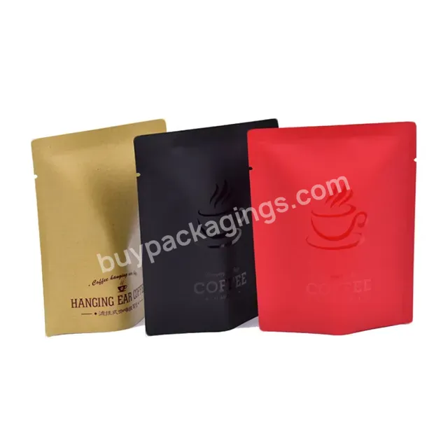 Drip Coffee Packaging Color Three-side Sealing Aluminum Coffee Filter Paper Outer Bag Universal Packaging - Buy Coffee Packaging,Three-side Sealing Bag,Aluminum Coffee Bag.