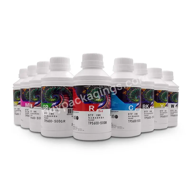 Dtf Pet Film White Transfer Pigment Ink For A4 Film Printer With Powder Dtf Ink For T-shirt Transfer Printing - Buy Dtf Transfer Pigment Pet Film Ink,Dtf Pet Ink Textile Ink,Pet Transfer Film Transfer Ink.