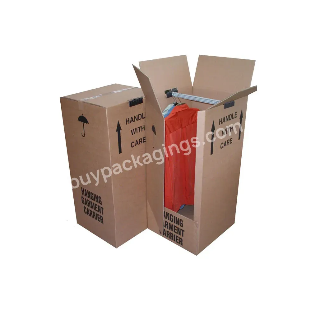 Durable Large Big Port A Robe Wardrobe Closet Moving Box Carton,Custom Carton Corrugated Packaging Box Printing Paper Box Oem - Buy Carton Packaging Box,Custom Boxes,Corrugated Box.