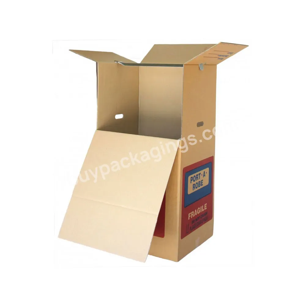 Durable Large Big Port A Robe Wardrobe Closet Moving Box Carton,Custom Carton Corrugated Packaging Box Printing Paper Box Oem - Buy Carton Packaging Box,Custom Boxes,Corrugated Box.