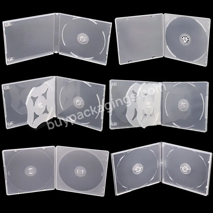 Dvd Box Single Pp Black Clear 7mm Double Dvd Case Cd Clam Shell Case Pp Collection Cd Case 9mm 10mm Disc Box - Buy Collection Cd Case,Cd Clam Shell Case,7mm Double Dvd Case.