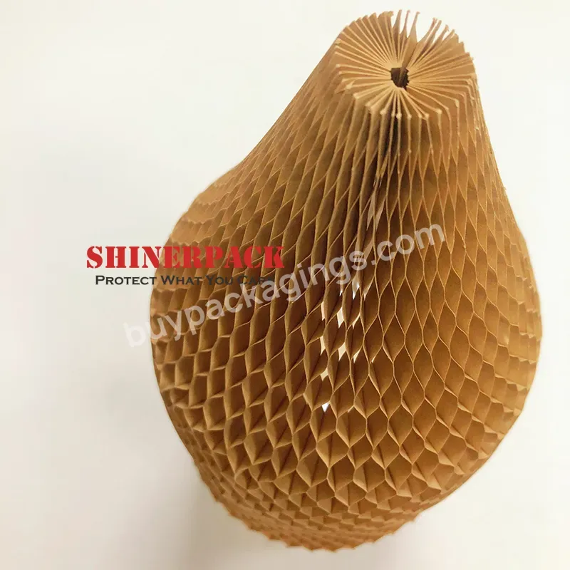 Eco-biodegradable Recyclable Environmentally Friendly Green Factory Direct Sales Customized Size Honeycomb Paper Sleeve Sock - Buy Honeycomb Paper Sleeve,Honeycomb Paper Sleeves For R Fragile Wine Bottle,Brown Honeycomb Cushion Honeycomb Paper Air Cu