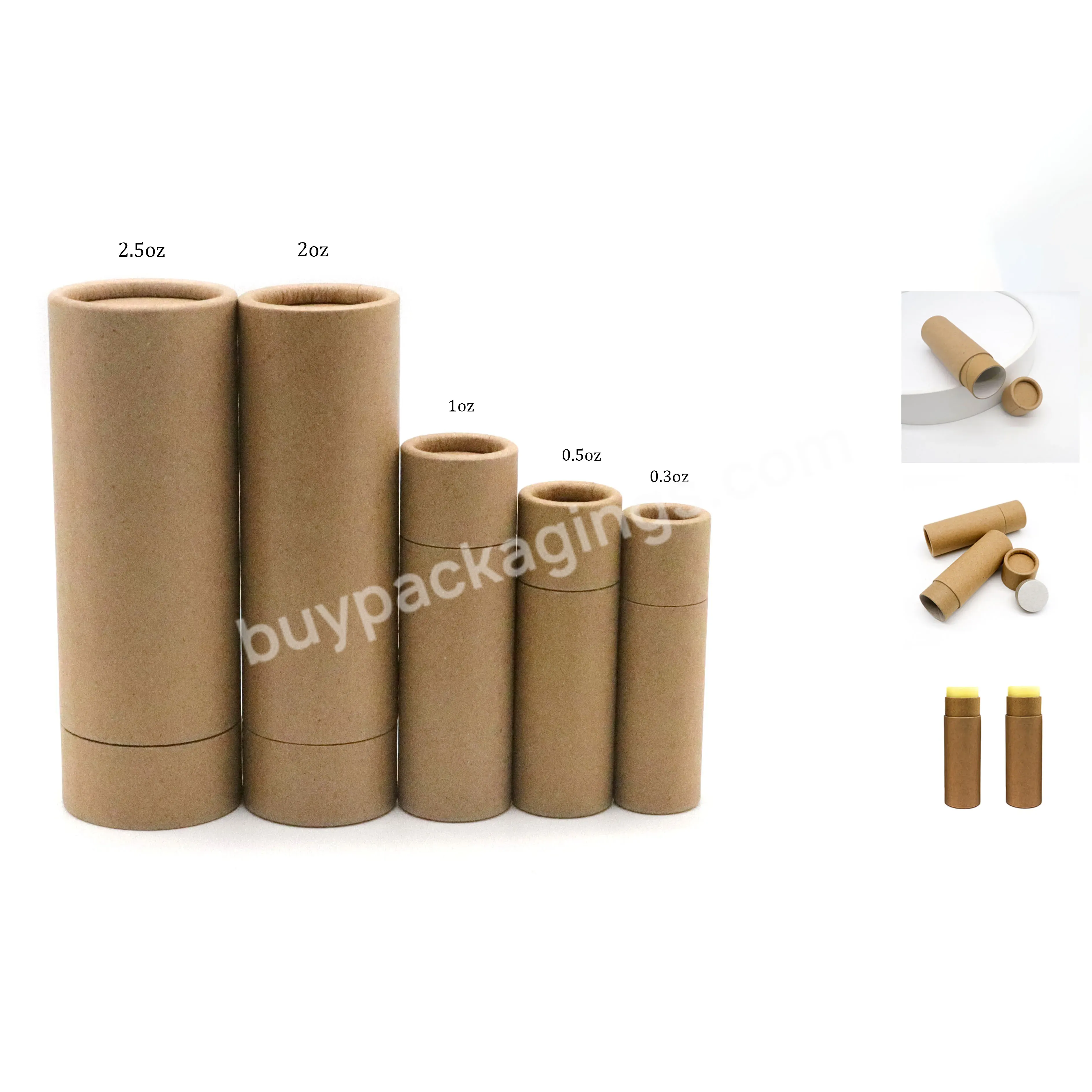 Eco Empty Cardboard Container Biodegradable Push Up Paper Tubes For Deodorant Stick Packaging - Buy Deodorant Stick Packaging,Cardboard Tube Packaging,Paper Tube.