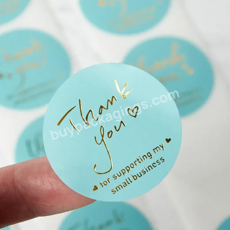 Eco Friendly 500 Pcs Thank You Stickers Circle Roll For Supporting My Small Business - Buy 500 Pcs Thank You Stickers,Thank You Stickers Circle Roll,Thank You Stickers For Supporting My Small Business.