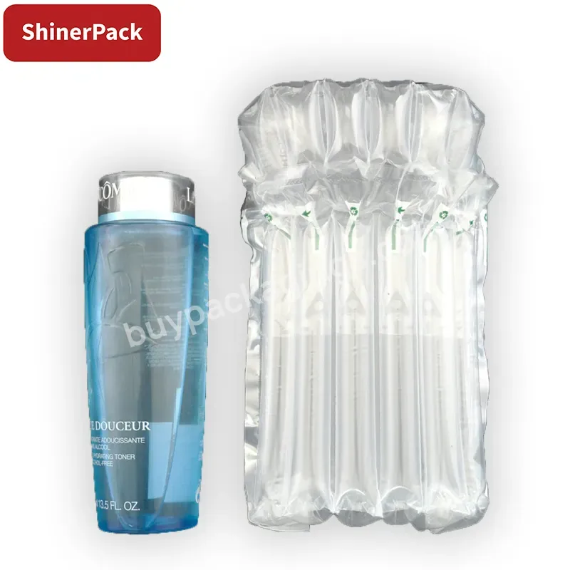 Eco Friendly Air Column Bag Inflatable Air Wrap Packaging Filling Material For Cosmetics - Buy Air Wrapping Material,Bubble Pack Filling Material,Wrapping Material For Flowers.