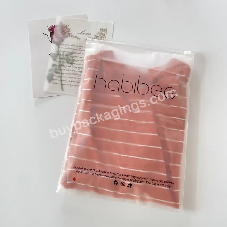 Eco Friendly Apparel Zipper Clear Packaging Zipper Bag With Custom Logo For Clothing Plastic Pouches - Buy Apparel Zipper Bag With Custom Logo,Clear Packaging Bag Clothing,Biodegradable Plastic Pouch With Zip.