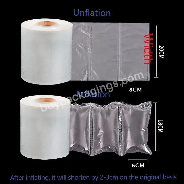 Eco Friendly Bag Custombubble Cushions Bubble Rolls Void Filling Air Pillow Wrap Film - Buy Air Bubble Plastic Packing Bag For Protective,Foam Custom Printed Packaging Shipping Bags Paper Bag Wraps Package Packing Inflatable Bubble Plastic Wrap Air P