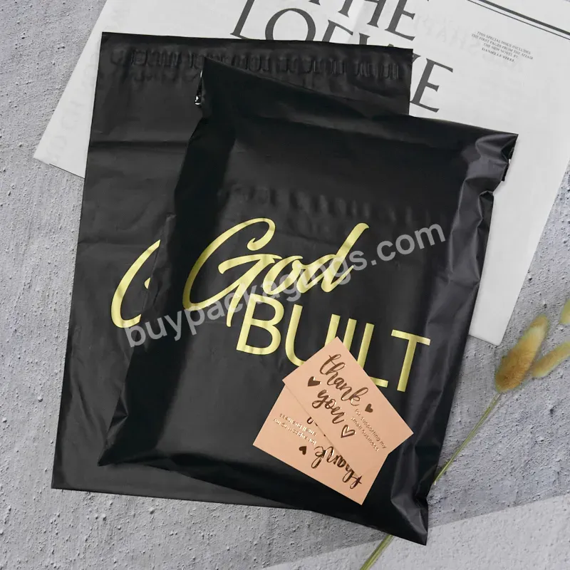 Eco Friendly Biodegradable Compostable Black Gold Poly Mailer Mailing Plastic Polymailer Packaging Courier Clothes Bag - Buy Packaging Courier Clothes Bag For Shipping,Plastic Polymailer Packaging Bag,Black Gold Polymailer Packaging Bag.
