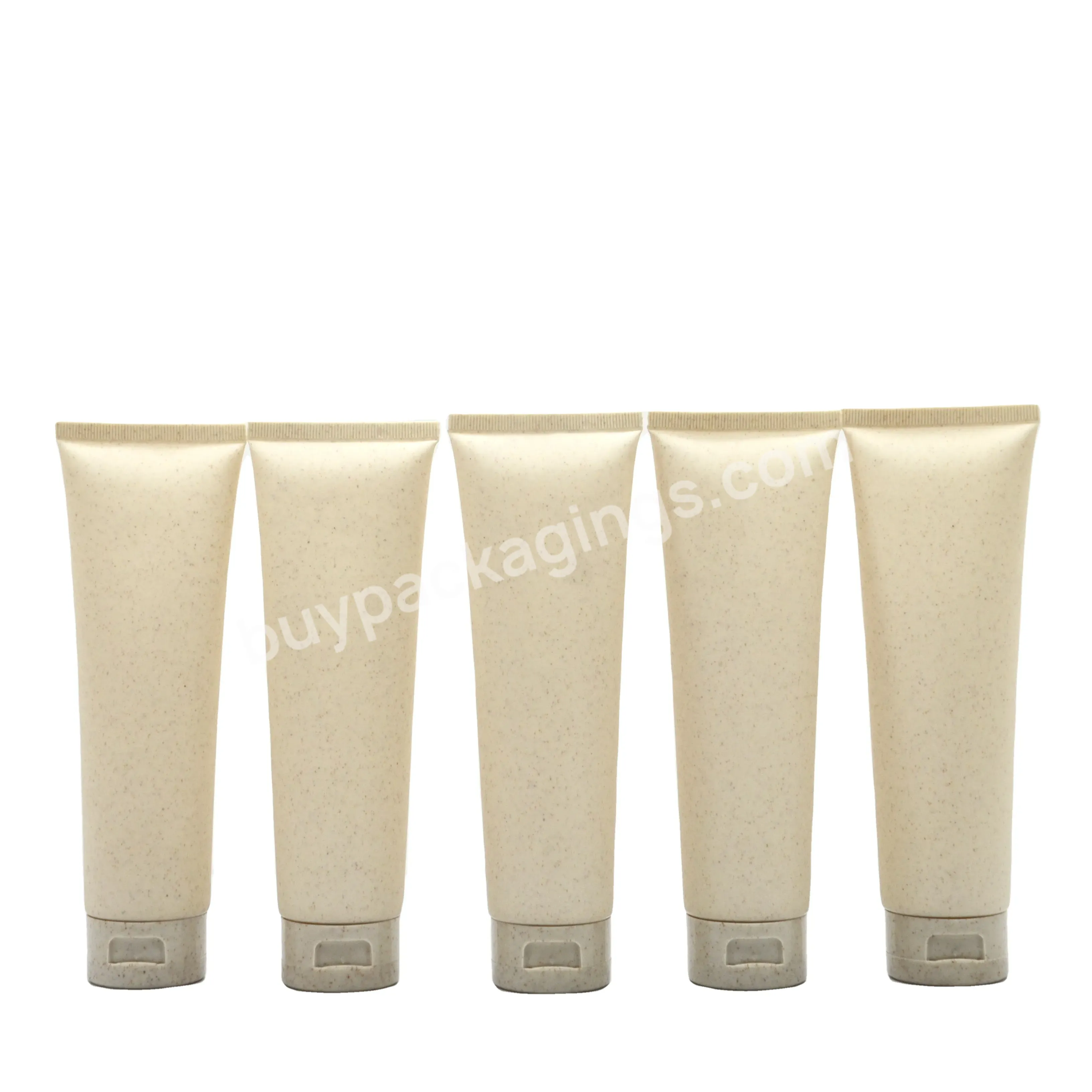 Eco Friendly Biodegradable Wheat Straw Cream Lotion Cosmetic Packaging Tubes - Buy Cosmetic Tubes,Cream Tube,Eco Friendly Cosmetic Tubes.