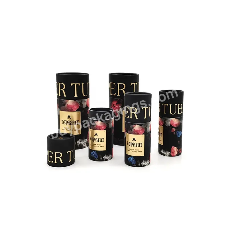 Eco Friendly Cardboard Container Long Cylinder Skincare Cosmetic Perfume Kraft Paper Tube Packaging - Buy Cardboard Tube Container,Cardboard Kraft Tube,Eco Friendly Tube Packaging.