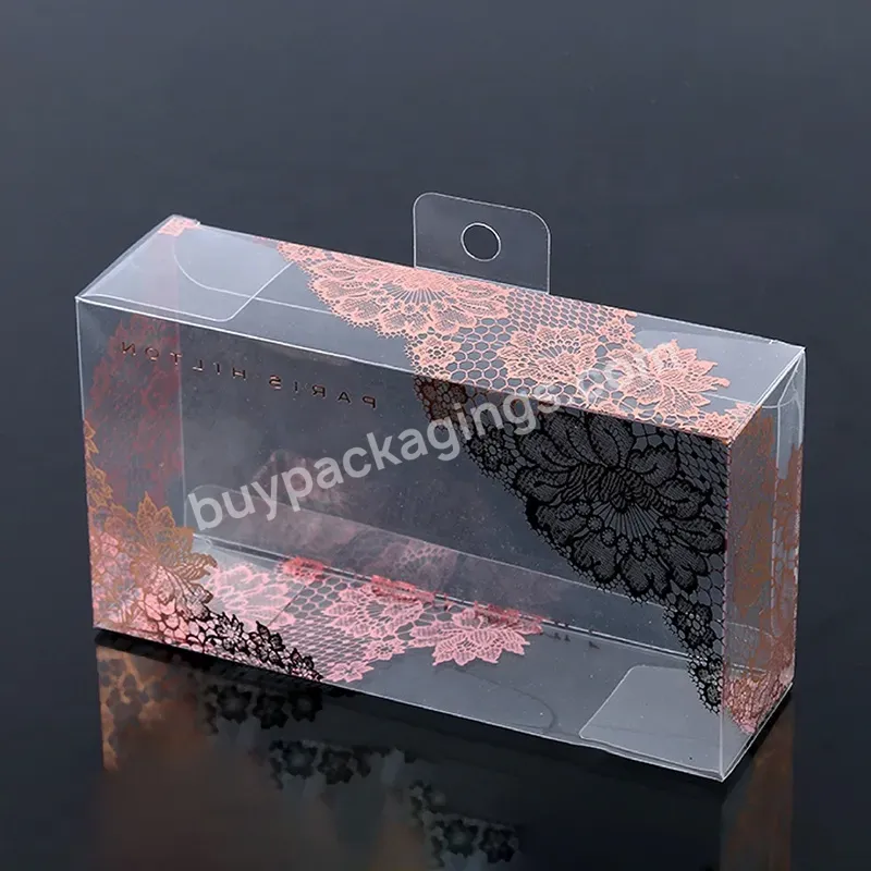 Eco-friendly Clear Plastic Box Foldable Hanging Full Color Printing Rpet Box - Buy Clear Plastic Box Foldable,Transparent Plastic Box,Clear Plastic Packaging Box.